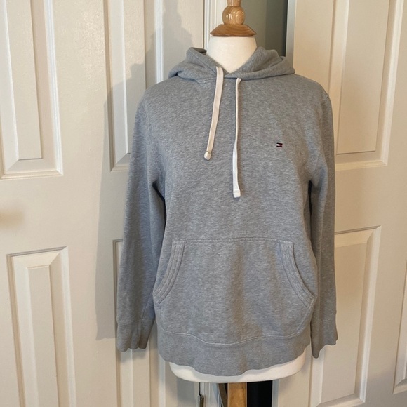Tommy Hilfiger Hooded Drawstring Sweatshirt Men’s Size Large with Front Pocket - Picture 1 of 8